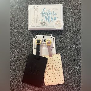 PRICED DROP! NWT Wedding gifts for newly weds! Luggage tags and thank you cards!